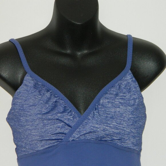3 for/ $25 Lululemon Purple Long Workout Halter Tank Top Size 10 - Picture 4 of 16